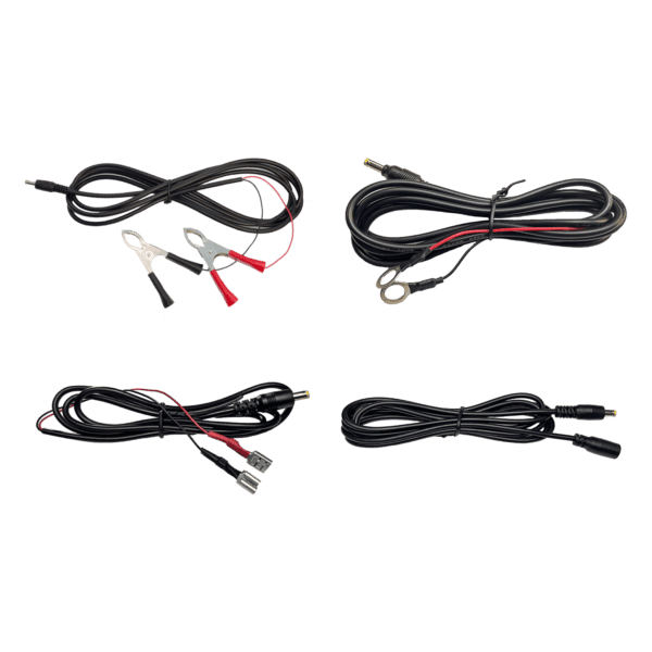 Wise Eye 12V Battery Power Cord Kit 4pc