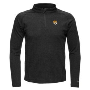 ScentLok Clothing BE1 Trek Base Layer Top Merino Wool Black Mid Season 1010813-290