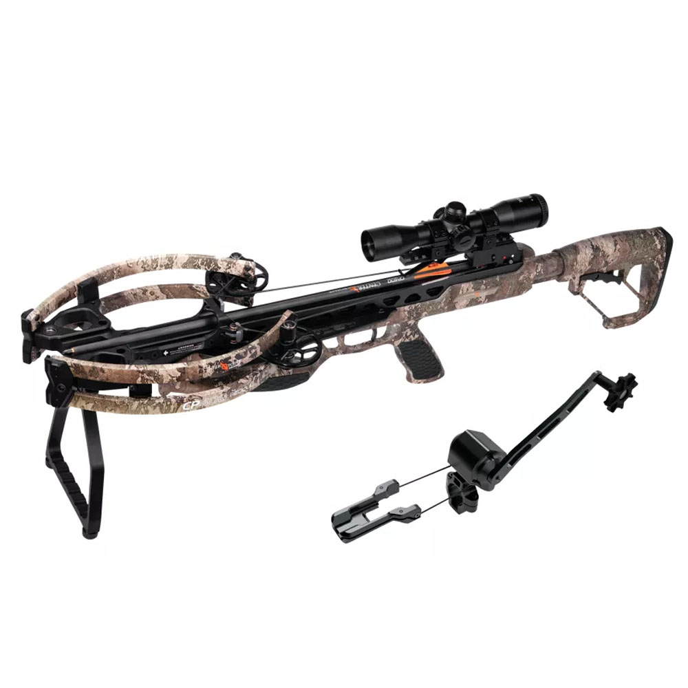 Quiver and Crank New Ravin R10 Crossbow Package w/ Illuminated Scope 6 Arrows 