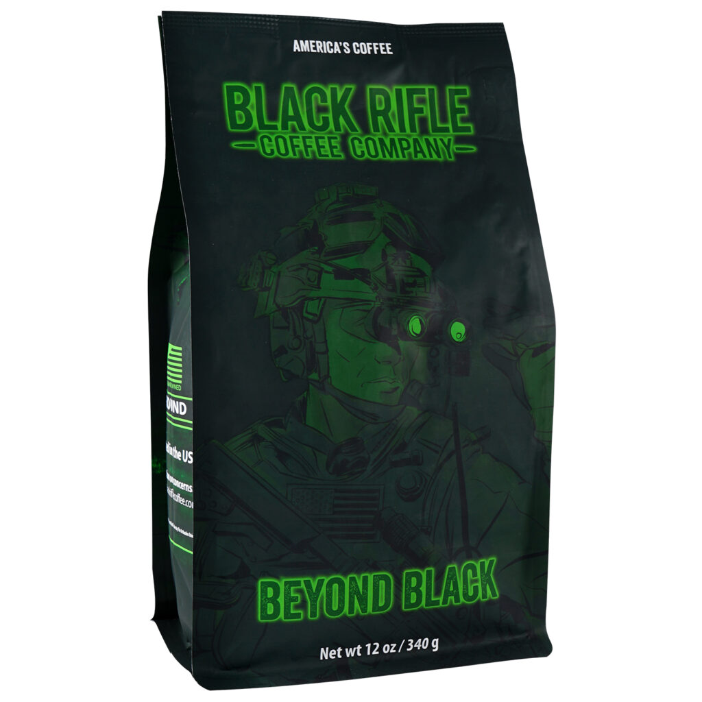 Black Rifle Coffee Company Beyond Black 2.0 Ground 12oz Bag Dark Roast