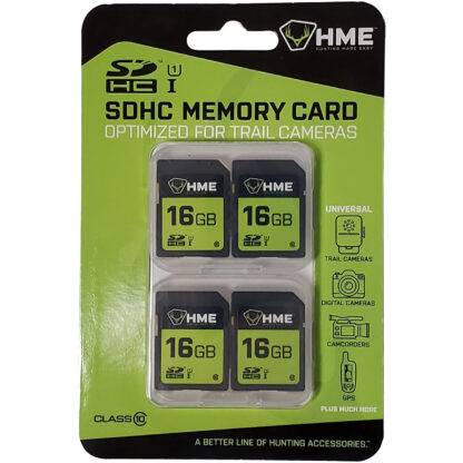 HME SDHC Memory Card 16GB 4 Pack HME-16GB4PK