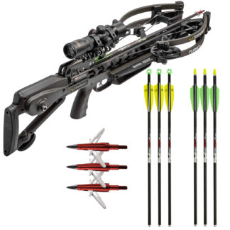 TenPoint Havoc RS440 XERO Crossbow Pro Package w/ 12 Arrows Broadheads and More 