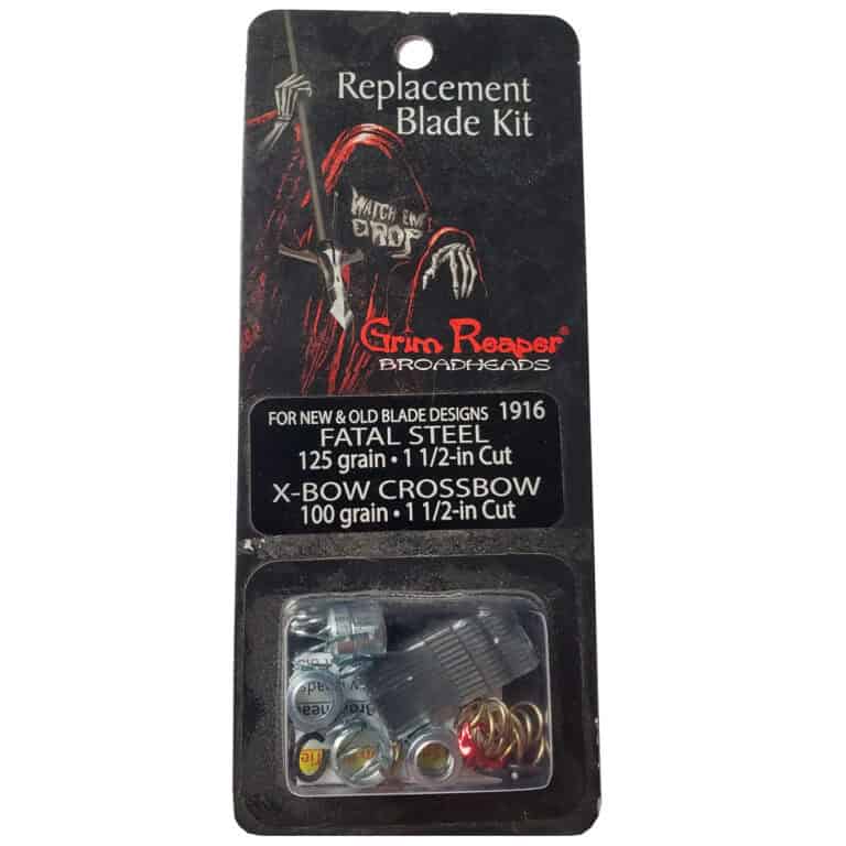 Grim Reaper Broadheads Fatal Steel Broadhead Replacement Blade Kit 125