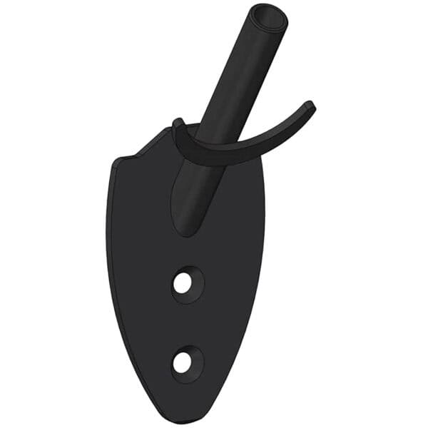 Skull Hooker SKH-FWM-BLK Flush Wall Mount Black