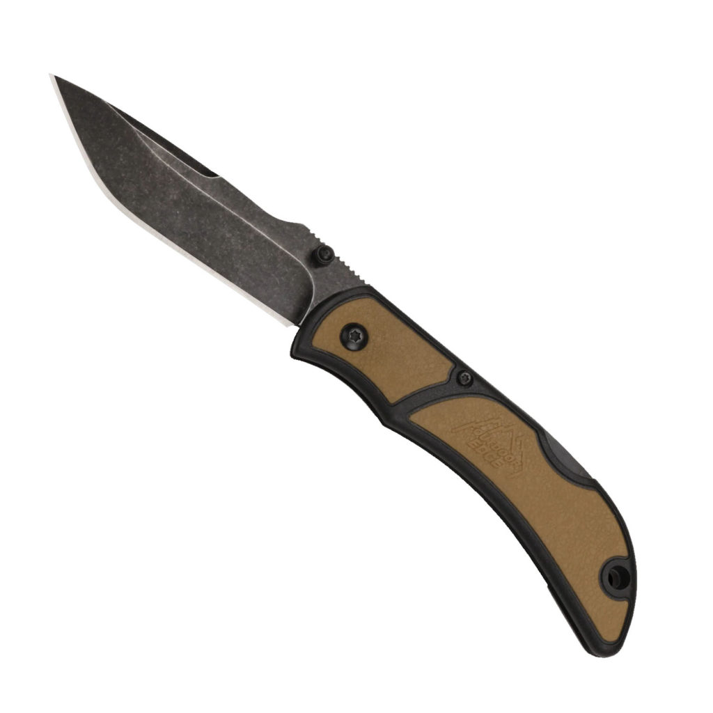 Outdoor Edge 3.3″ Chasm Folding Pocket Knife Coyote CHC-33