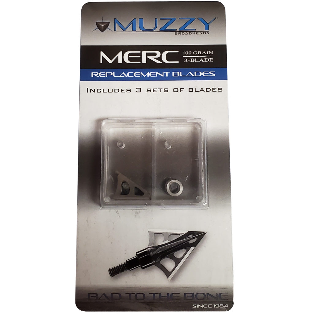 Muzzy Merc Replacement Broadhead Blades 100 Grain 3 Pack 381
