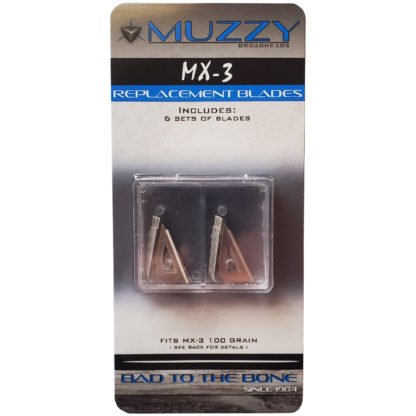 Muzzy Broadhead Replacement Blades MX-3 100 Grain 320-MX3