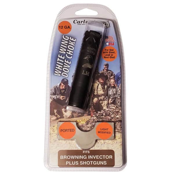 Carlsons White Wing Dove Browning Invector Plus 12ga Decoy Choke Tube 37506