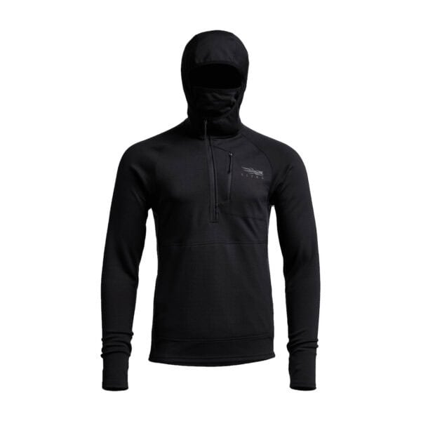 600152-BK Sitka Core Merino 330 Hoody Black
