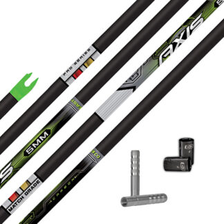 Easton Axis 5mm Match Grade Arrow Shafts w Hit Insert and Hit Collar