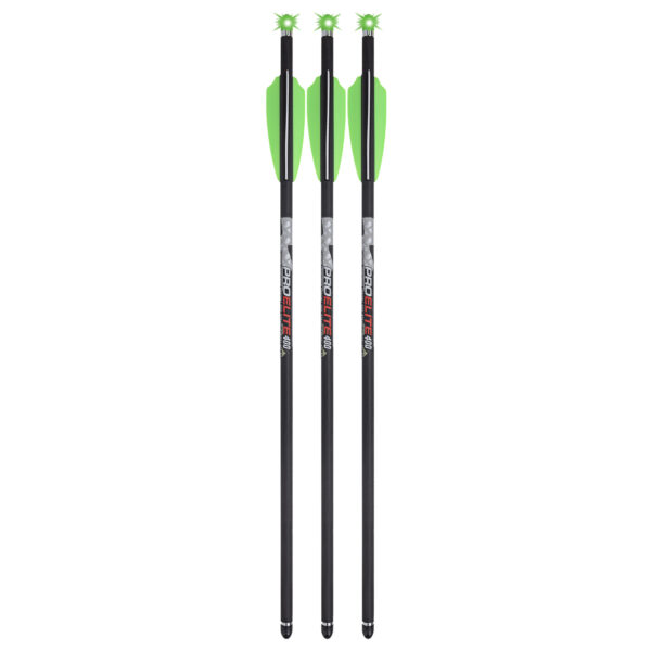 Lighted Alpha-Blaze Pro Elite 400 Carbon Crossbow Arrows