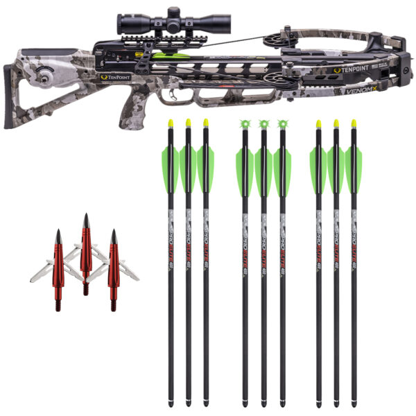 Venom X Vektra Crossbow Bolts Broadheads Lighted Bolts