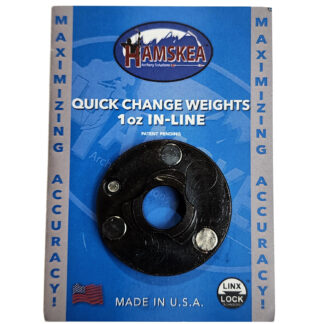 Hamskea Quick Change Weights 1oz In-Line Black