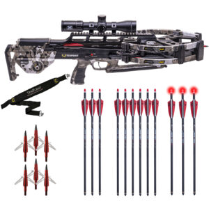 TenPoint Crossbow TX 440 Vektra Package 410 FPS Extra Bolts, Sling, Broadheads and Lighted Bolts