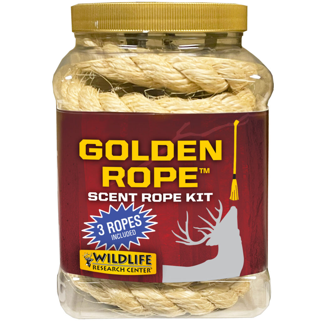Wildlife Research Center GOLDEN ROPE™ SCENT ROPE KIT 3-30” Scent Ropes Deer Attractant 396