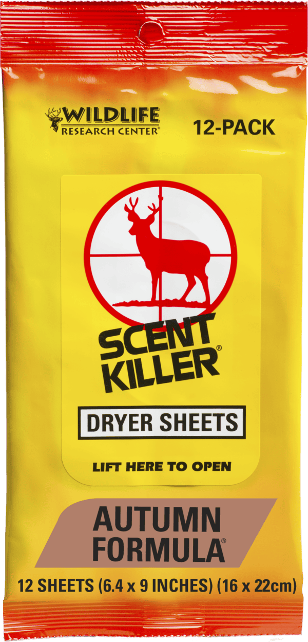 Wildlife Research Scent killer Dryer Sheets Autumn 580