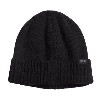 Sitka Cuffed Knit Beanie Sitka Black One Size Fits All 20296-BK-OSFA