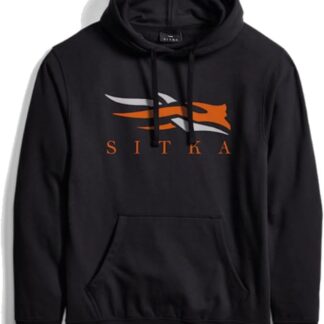 Sitka Pullover Hoody Black Orange 600269-BKOR