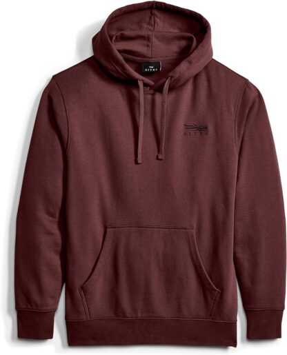 Sitka Icon Classic Pullover Hoodie Dark Red 600271-DAR