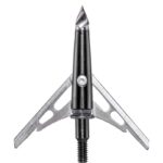 Rage Broadhead 2 Blade Chisel Tip BLACK R65300