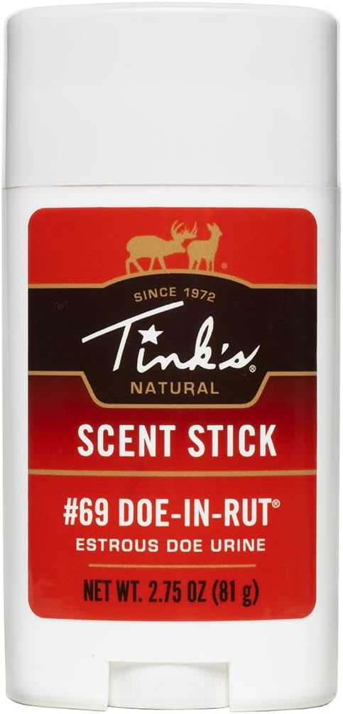 Tink’s Scents #69 Doe-in-Rut Estrus Doe Urine Scent Stick Natural 2.75 oz W6377