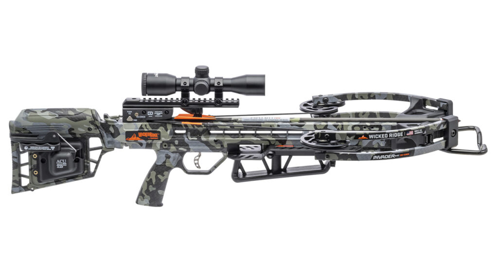 Wicked Ridge Crossbow Invader M1 ACUdraw 50 Sled De-Cock Peak Camo WR25005-9557