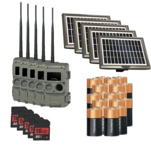 Cuddeback L Series 5 Pack Solarl SD Batteries