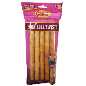 Cadet Pork Roll Twist 5 Pack 10 Inch