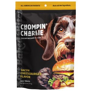 Chompin Charlie Bacon Cheeseburger Dog Treat