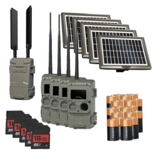 Cuddeback L Series 5 Pack IR SD Cards Solar Batteries