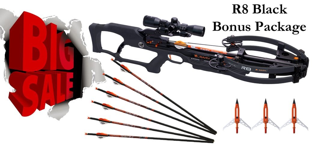Ravin R8 Black Crossbow Bonus Package